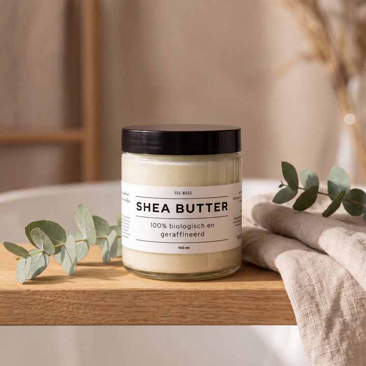 You Madu Shea Butter Refined - lifestyle in de badkamer